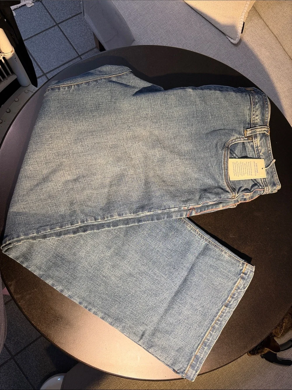 Prana Men's Axiom Straight Light Blue Denim Jeans. Sz 40x32 NWT